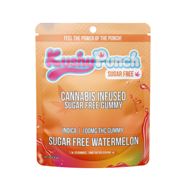 Kushy Punch Sugar Free Watermelon Original Gummies