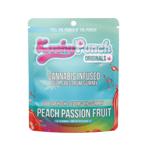 Kushy Punch Peach Passion Fruit Original Gummies